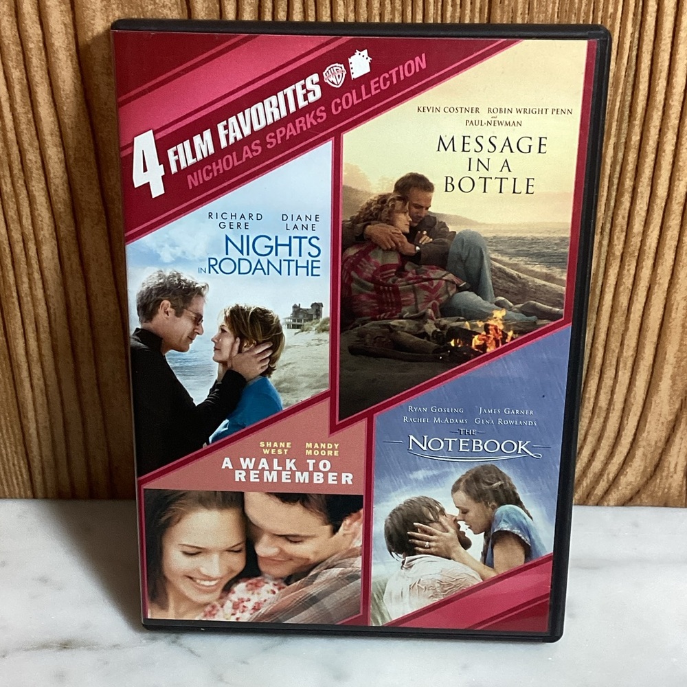 Nicholas Sparks 4 Film Favorites DVD Collection